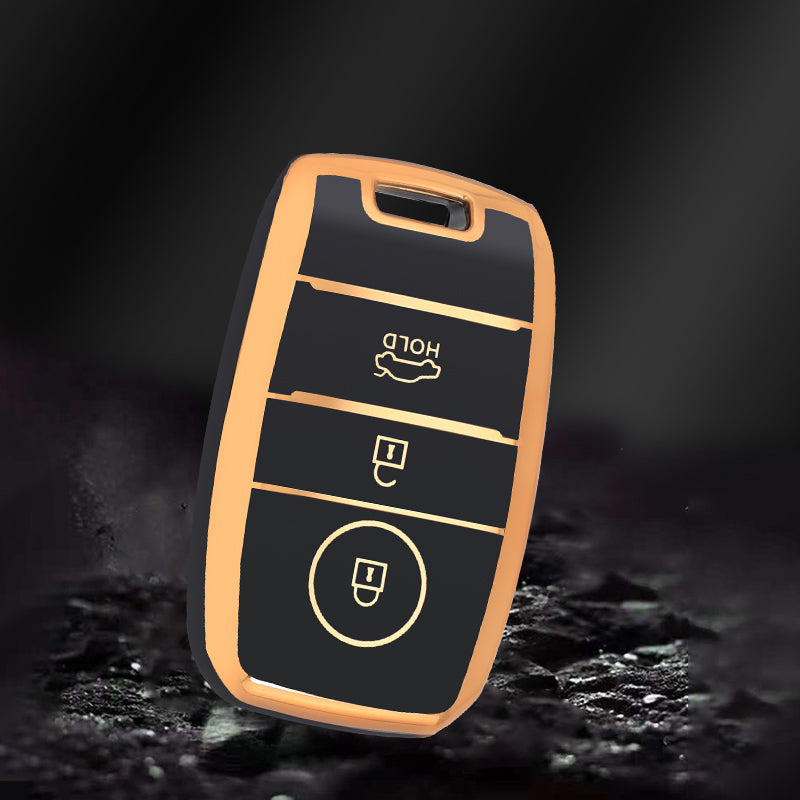 Funda para KIA Sportage, Cerato, Optima, K2, K3, K4, K5, RIO, Picanto, Soul, Sorento, Sedona (3 Botones)