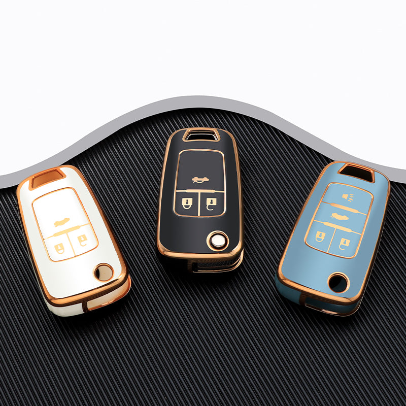 Funda para Chevrolet Cruze, Aveo, Trax, Sail, Malibu y Captiva (3 Botones)