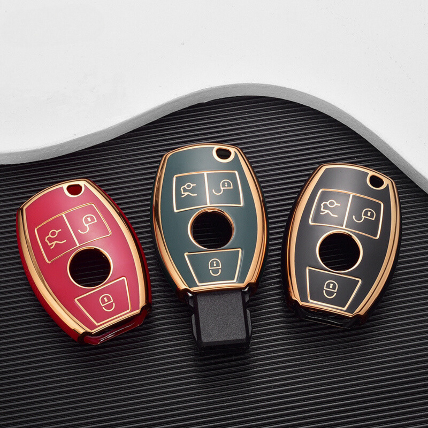 Funda para Mercedes Benz Clase A, C, E, S y G modèles GLA, CLA, GLK, GLC, CLS, W204, W463, W176, W251, W205 (AMG)