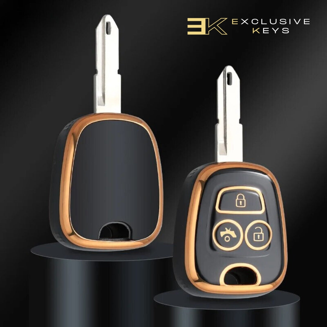 Funda para Peugeot 106, 107, 206, 207, 306, 307, 406, 407 (3 Botones)