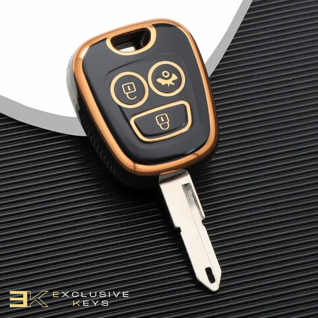 Funda para Peugeot 106, 107, 206, 207, 306, 307, 406, 407 (3 Botones)