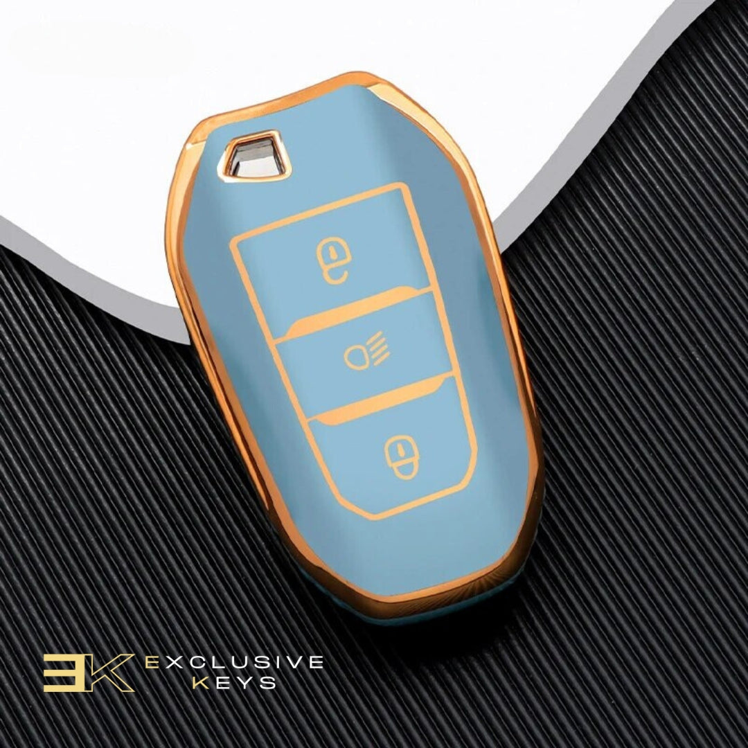 Funda para Peugeot 208, 308, 408, 508, 2008, 3008, 4008, 5008 (botón de luces)