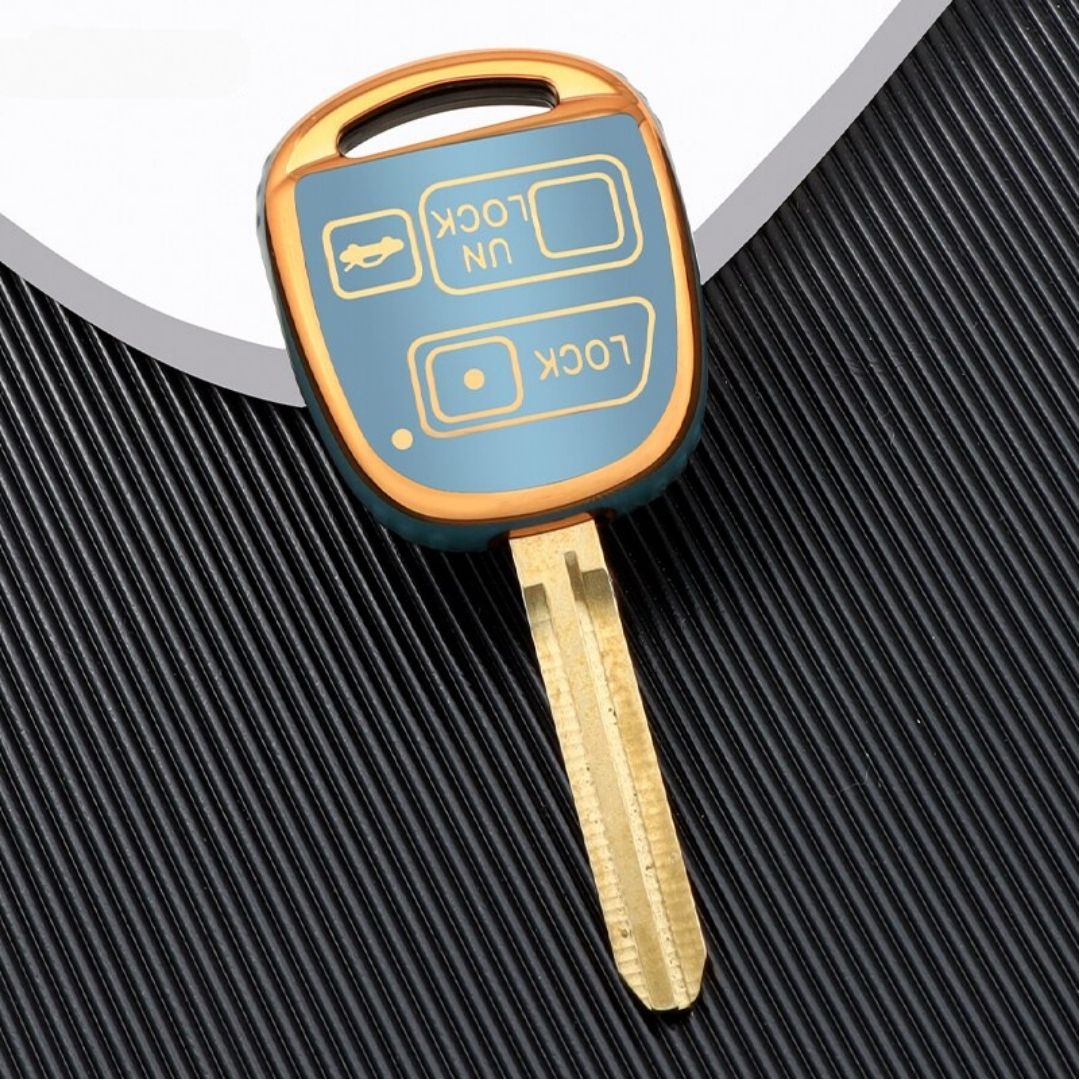 Funda para Toyota Land Cruiser, YARIS, CAMRY, RAV4, Corolla, Prado, Tarago, Avensis FJ (3 botones)