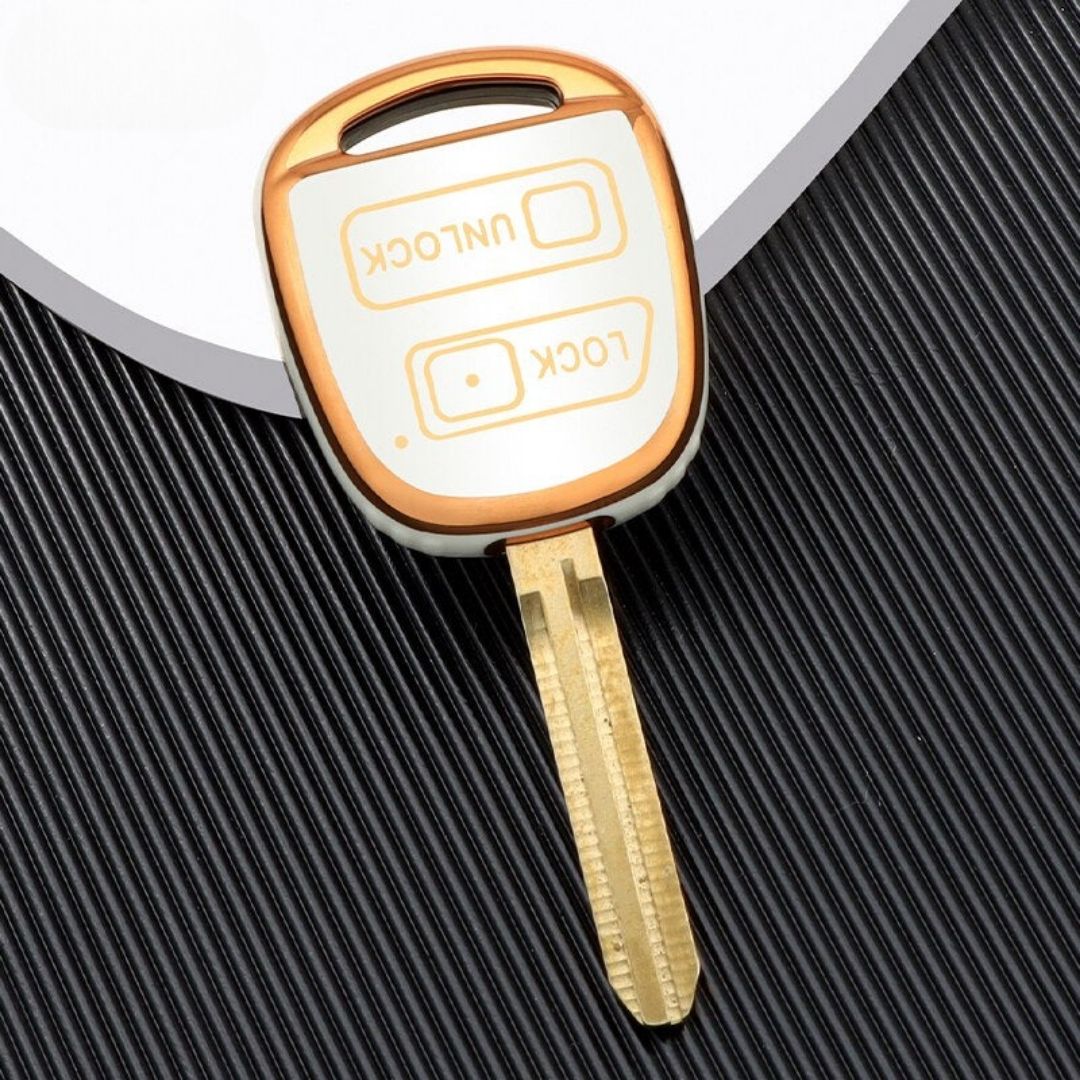 Funda para Toyota Land Cruiser, YARIS, CAMRY, RAV4, Corolla, Prado, Tarago, Avensis (2 buttons)