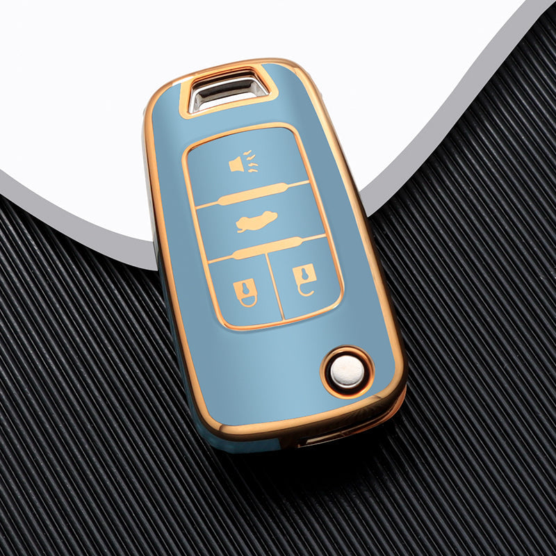 Funda para Chevrolet Cruze, Aveo, Trax, Sail, Malibu y Captiva (4 botones)