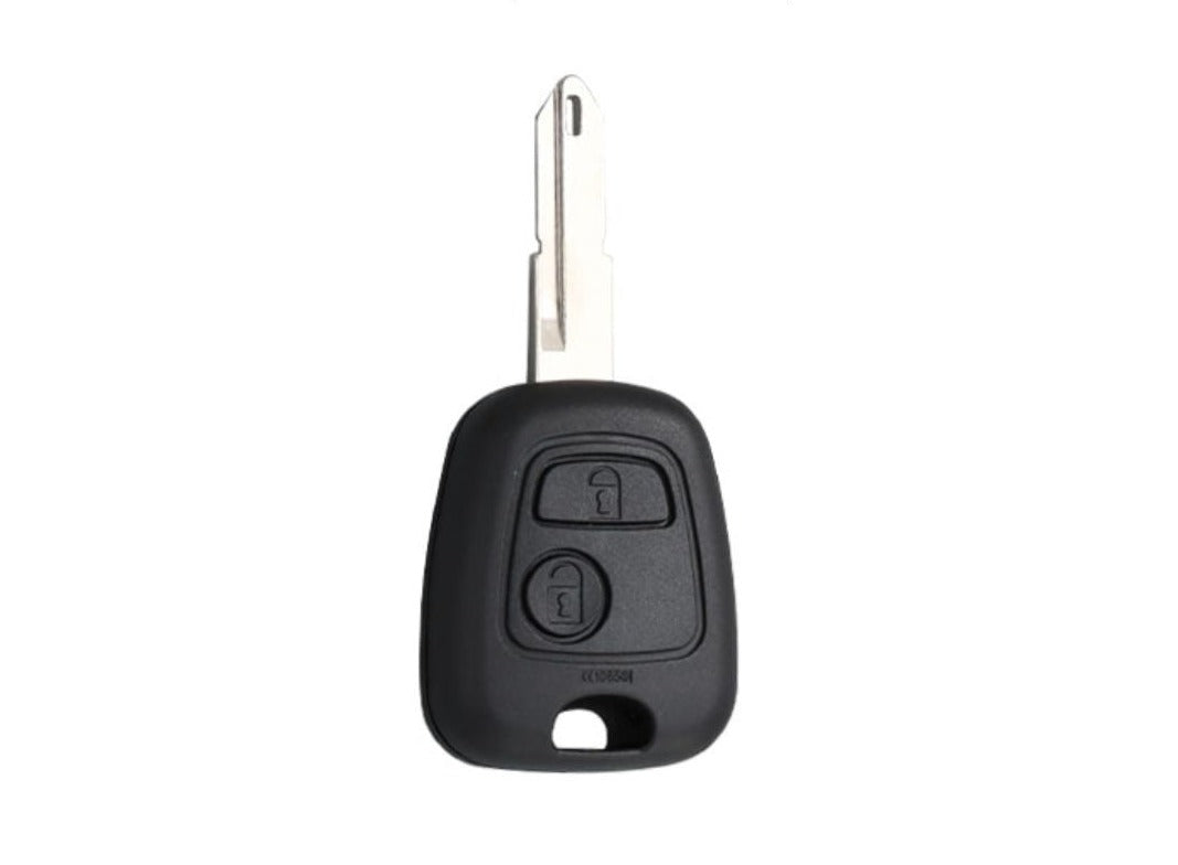 Funda para Peugeot 106, 107, 206, 207, 306, 307, 406, 407 (2 botones)