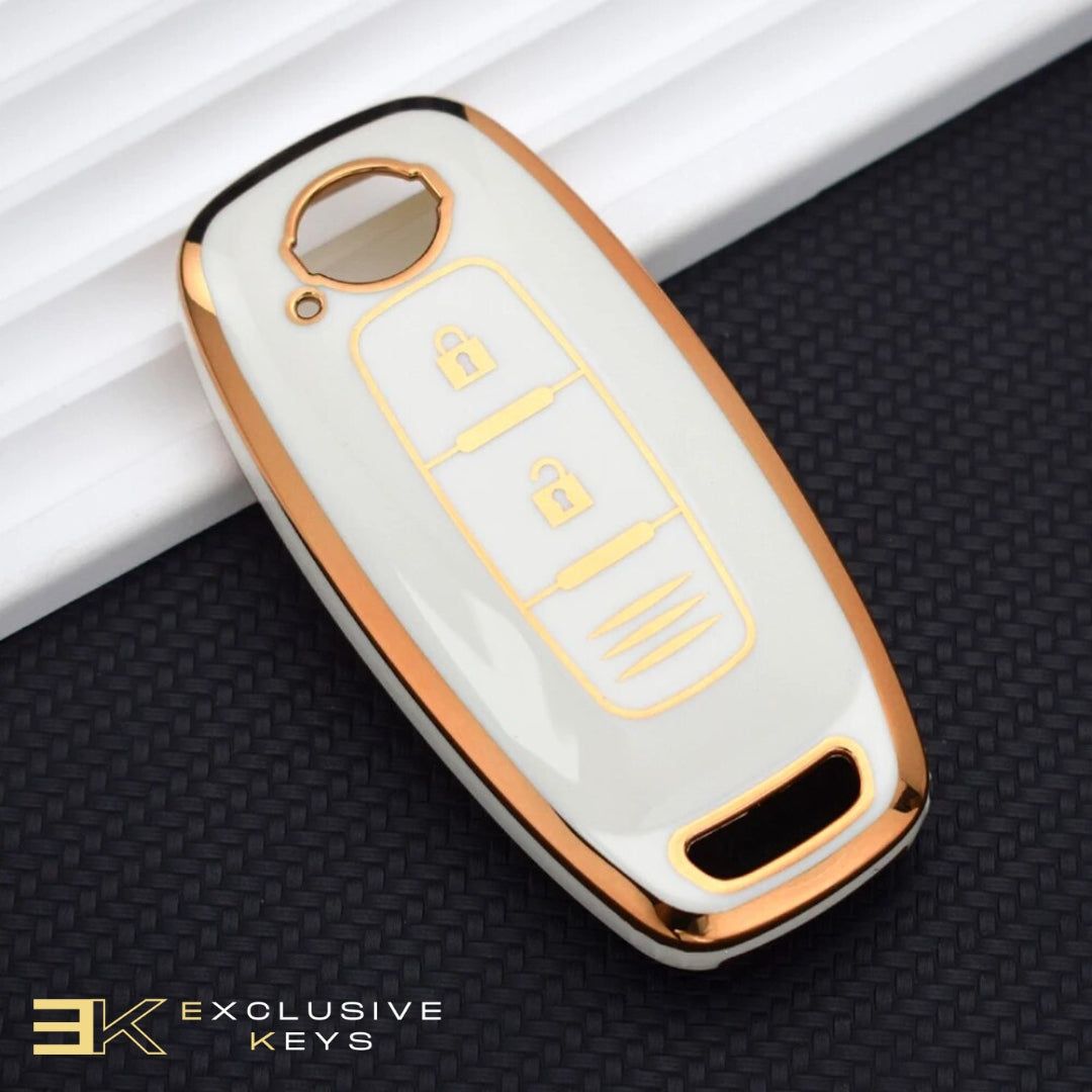 Funda para Nissan (2023-2024) X-trail, T33, Qashqai, J12, Teana, Altima, Ariya, Murano (botón de bloqueo)