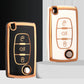 Funda para Peugeot 107, 207, 307, 308, 407, 607, 3008, 5008 (botón de luces)