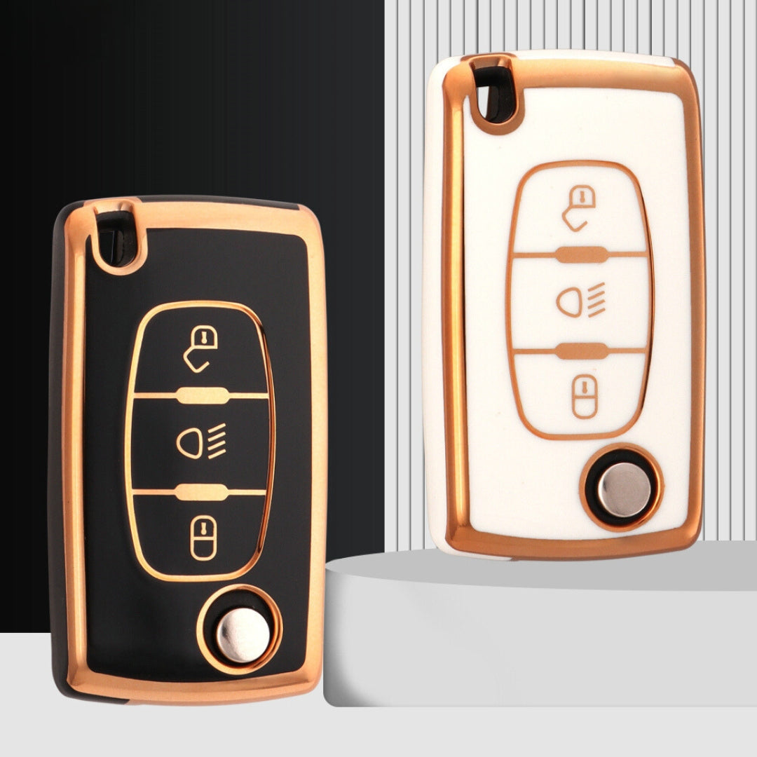Funda para Peugeot 107, 207, 307, 308, 407, 607, 3008, 5008 (botón de luces)
