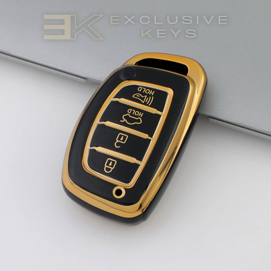 Funda para llave inteligente Hyundai – 4 botones (Maletero + Alarma)