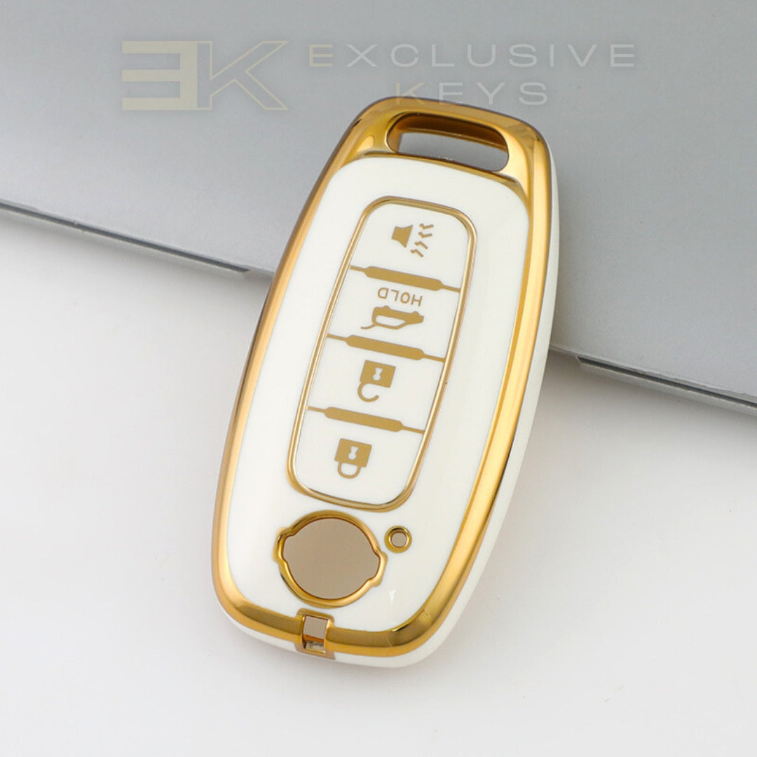 Funda para llave inteligente Nissan – 4 botones (Apertura de maletero – HOLD)