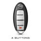Funda para llave Nissan– 4 botones