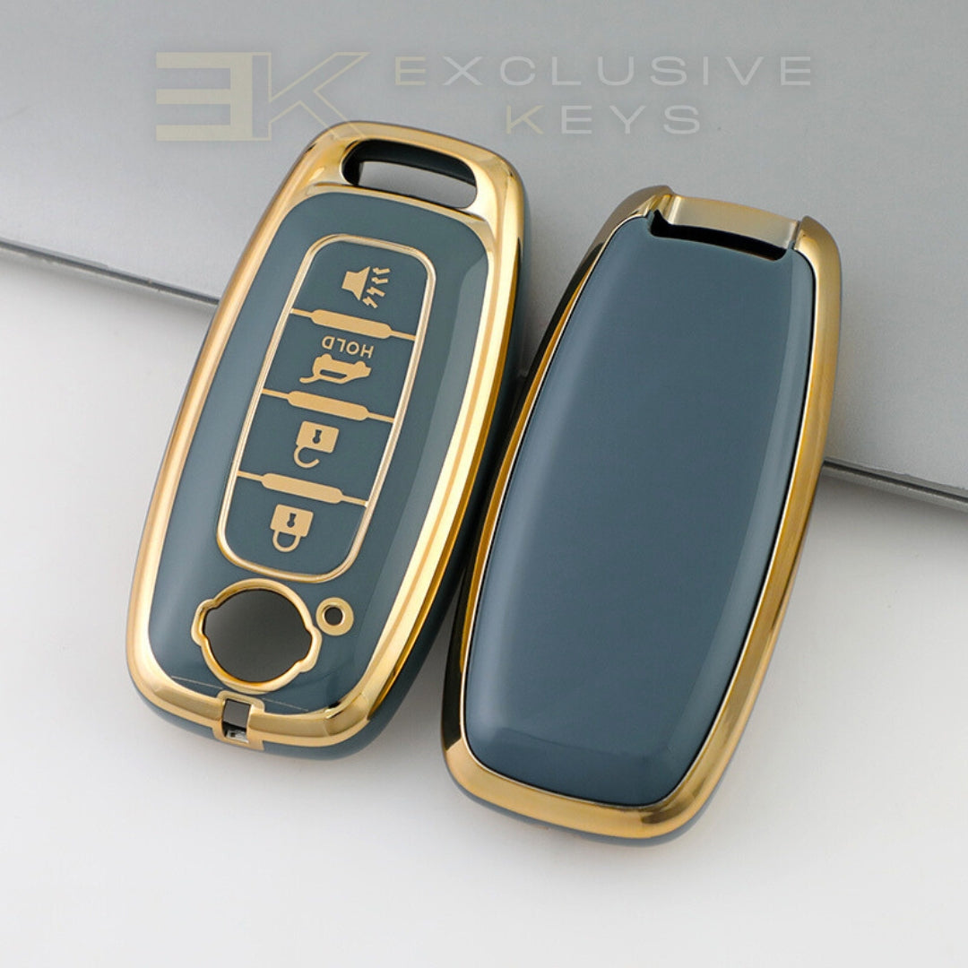 Funda para llave inteligente Nissan – 4 botones (Apertura de maletero – HOLD)