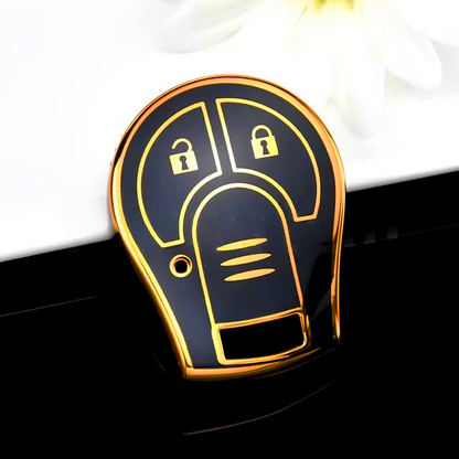 Funda para Nissan Juke, Micra, Qashqai, March, Rogue, Maxima, Terrano, Cube, Pathfinder, Altima, Sentra, Tiida (3 Botones)