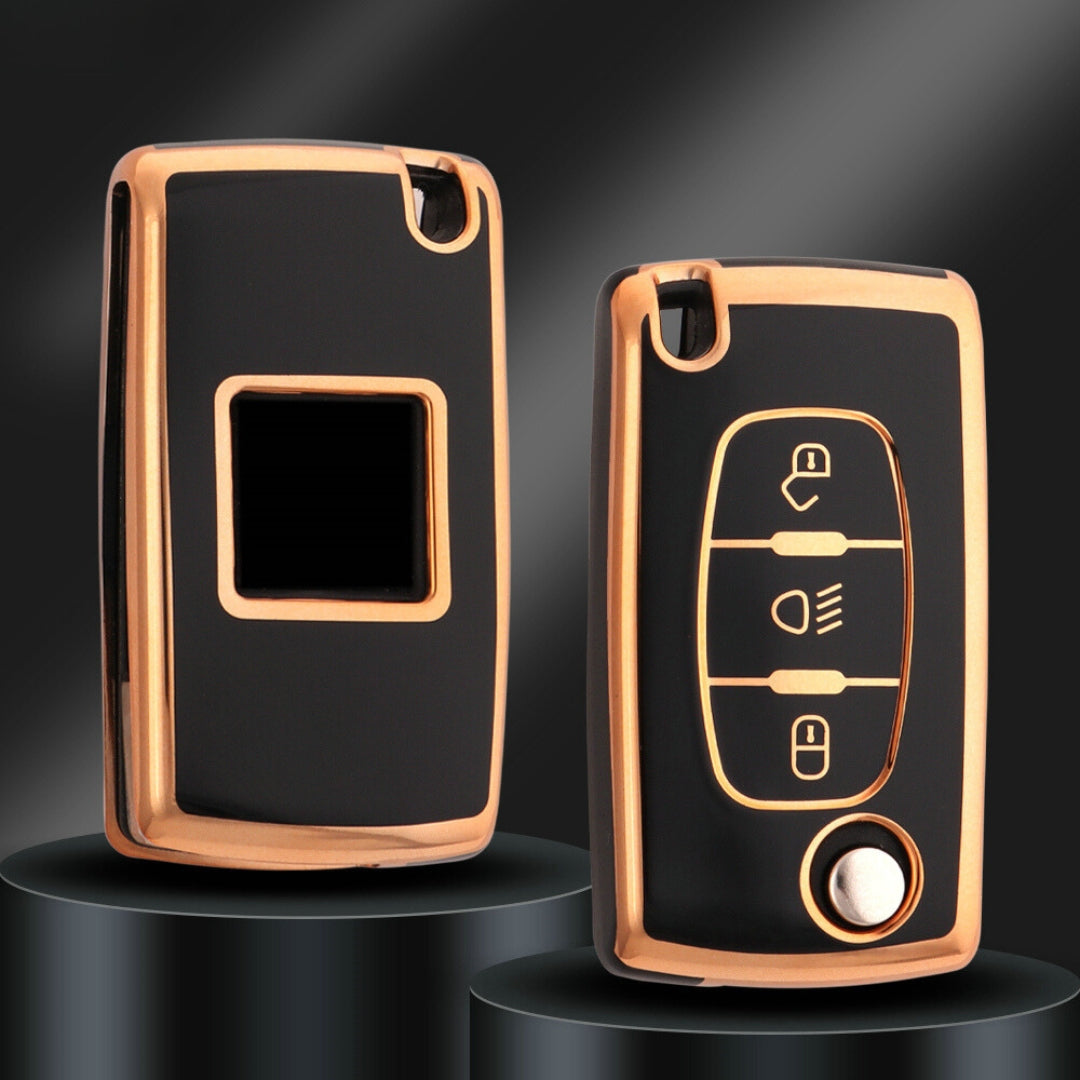 Funda para Peugeot 107, 207, 307, 308, 407, 607, 3008, 5008 (botón de luces)