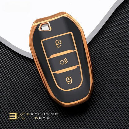 Funda para Peugeot 208, 308, 408, 508, 2008, 3008, 4008, 5008 (botón de luces)