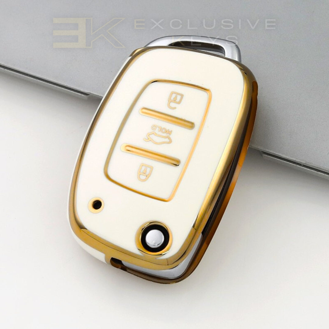Funda para llave Hyundai – 3 botones (Maletero HOLD – Botón central)