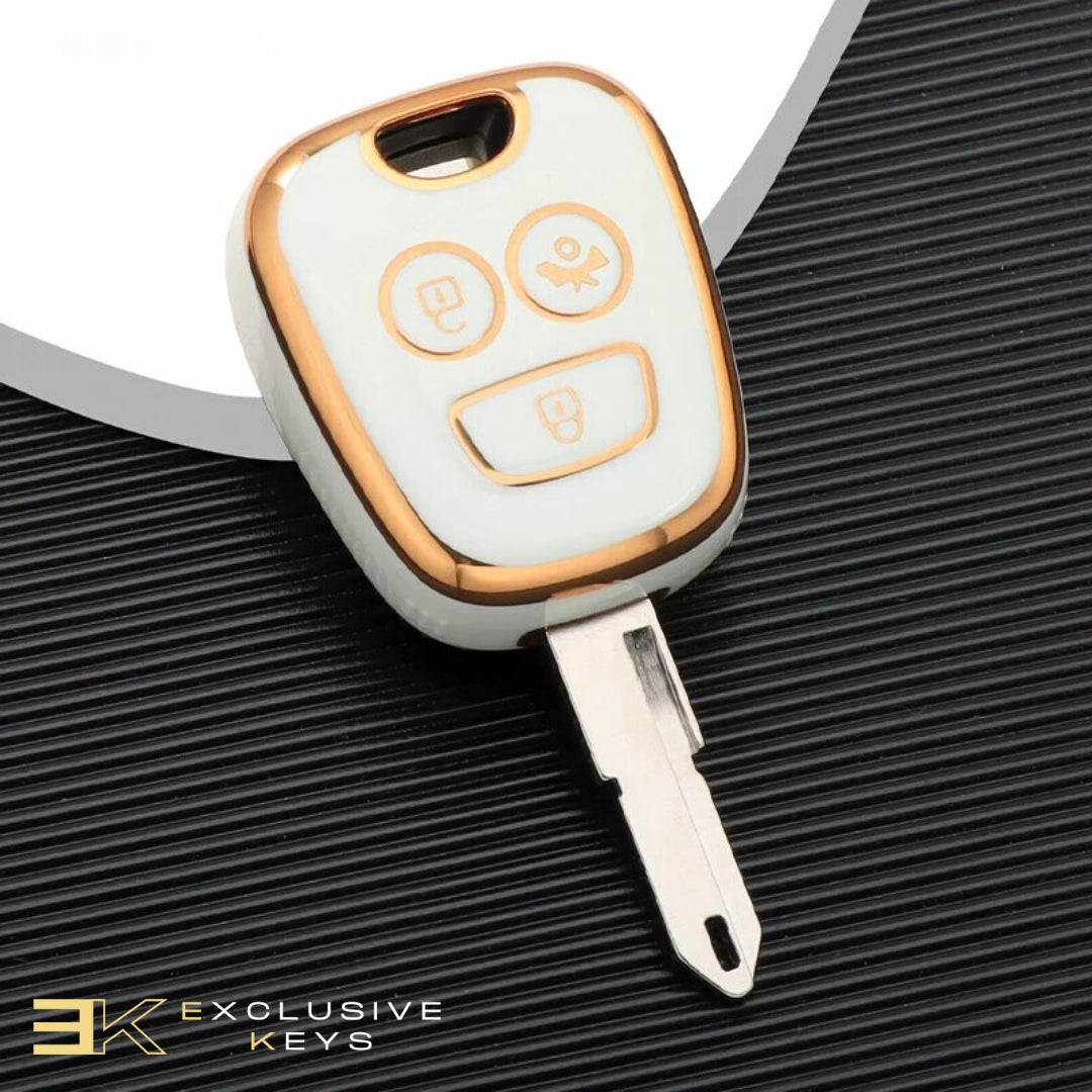 Funda para Peugeot 106, 107, 206, 207, 306, 307, 406, 407 (3 Botones)
