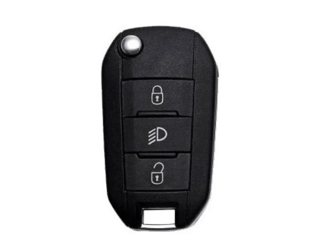 Funda para Peugeot 208, 3008, 308, 508, 408, 2008, 307, 4008 (botón de luces)