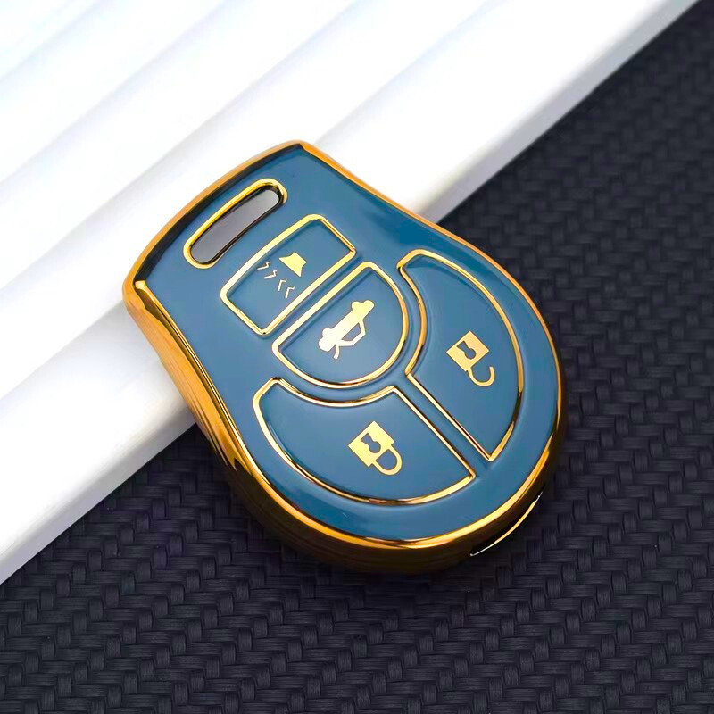 Funda para Nissan Juke, Micra, Qashqai, March, Rogue, Maxima, Terrano, Cube, Pathfinder, Altima, Sentra, Tiida (4 botones)