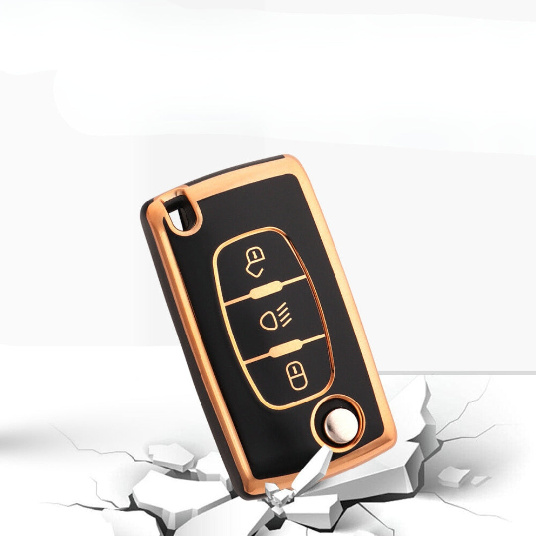 Funda para Peugeot 107, 207, 307, 308, 407, 607, 3008, 5008 (botón de luces)