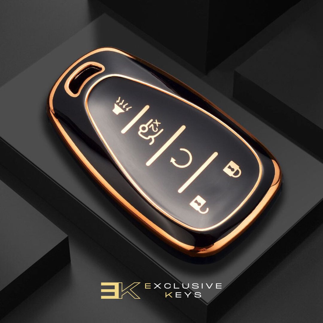 Funda para Chevrolet Chevy, Camaro, Cruze, Malibu, Sonic, Volt, Tracker, Spark, Bolt y Trax (5 Botones)