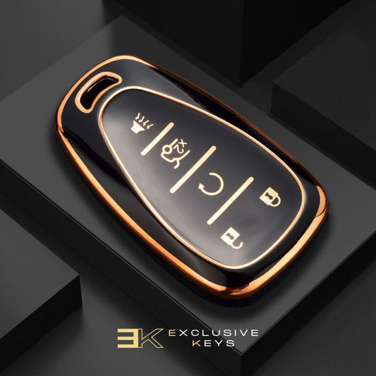 Funda para Chevrolet Chevy, Camaro, Cruze, Malibu, Sonic, Volt, Tracker, Spark, Bolt y Trax (5 Botones)