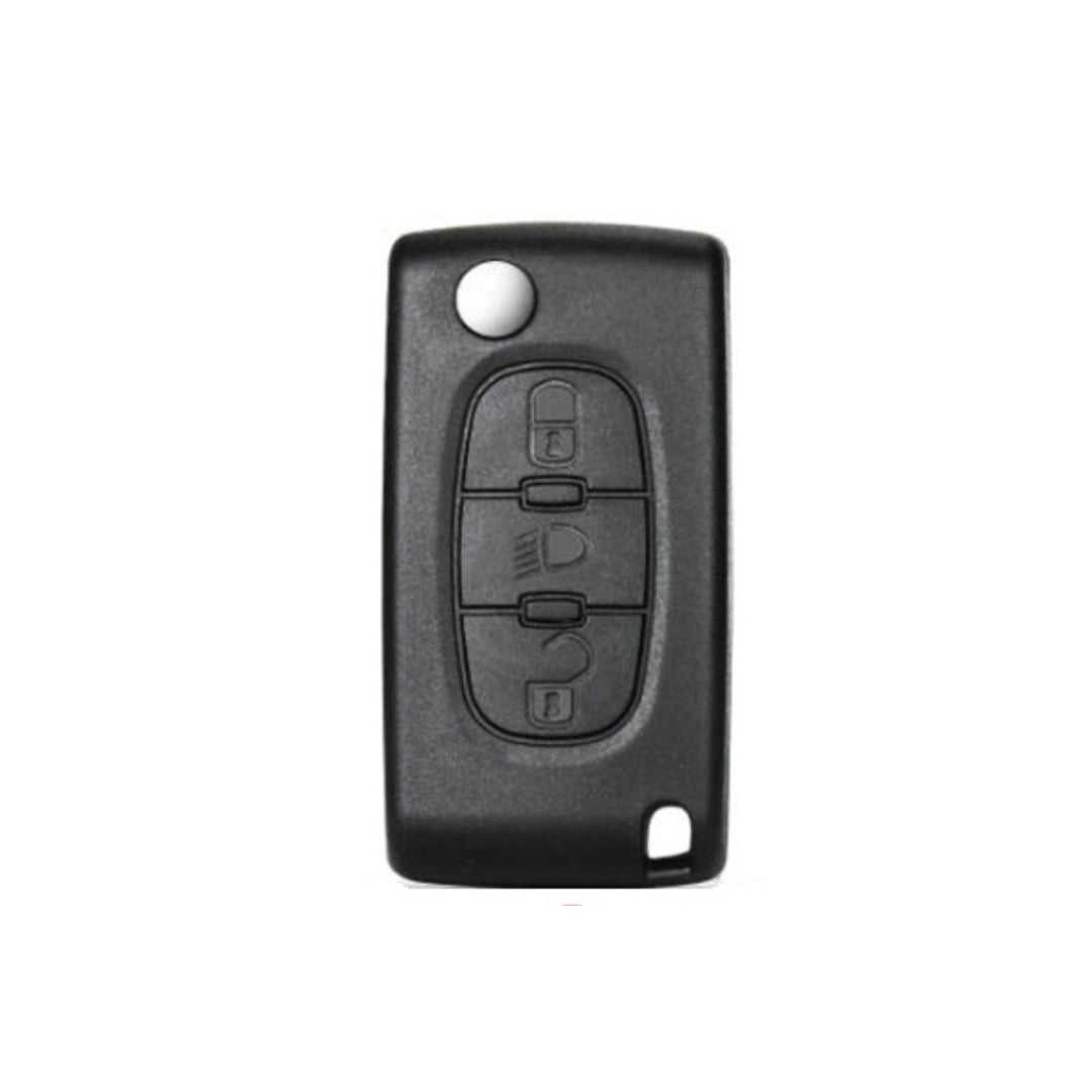 Funda para Peugeot 107, 207, 307, 308, 407, 607, 3008, 5008 (botón de luces)