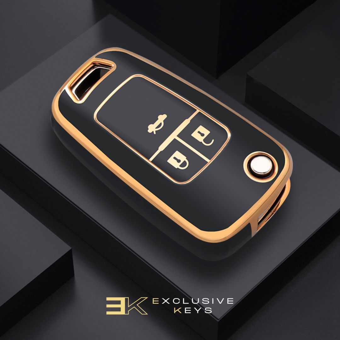 Funda para  Chevrolet Cruze, Aveo, Trax, Sail, Malibu y Captiva (3 Botones)