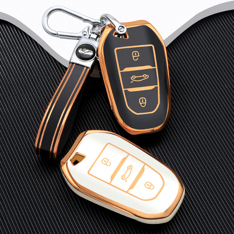 Funda para Peugeot 208, 308, 408, 508, 2008, 3008, 4008, 5008 (botón de maletero)