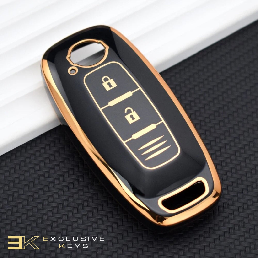 Funda para Nissan (2023-2024) X-trail, T33, Qashqai, J12, Teana, Altima, Ariya, Murano (botón de bloqueo)