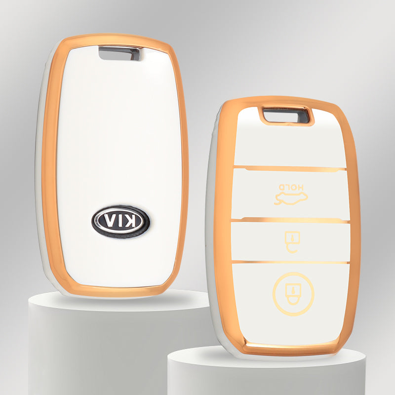 Funda para KIA Sportage, Cerato, Optima, K2, K3, K4, K5, RIO, Picanto, Soul, Sorento, Sedona (3 Botones)