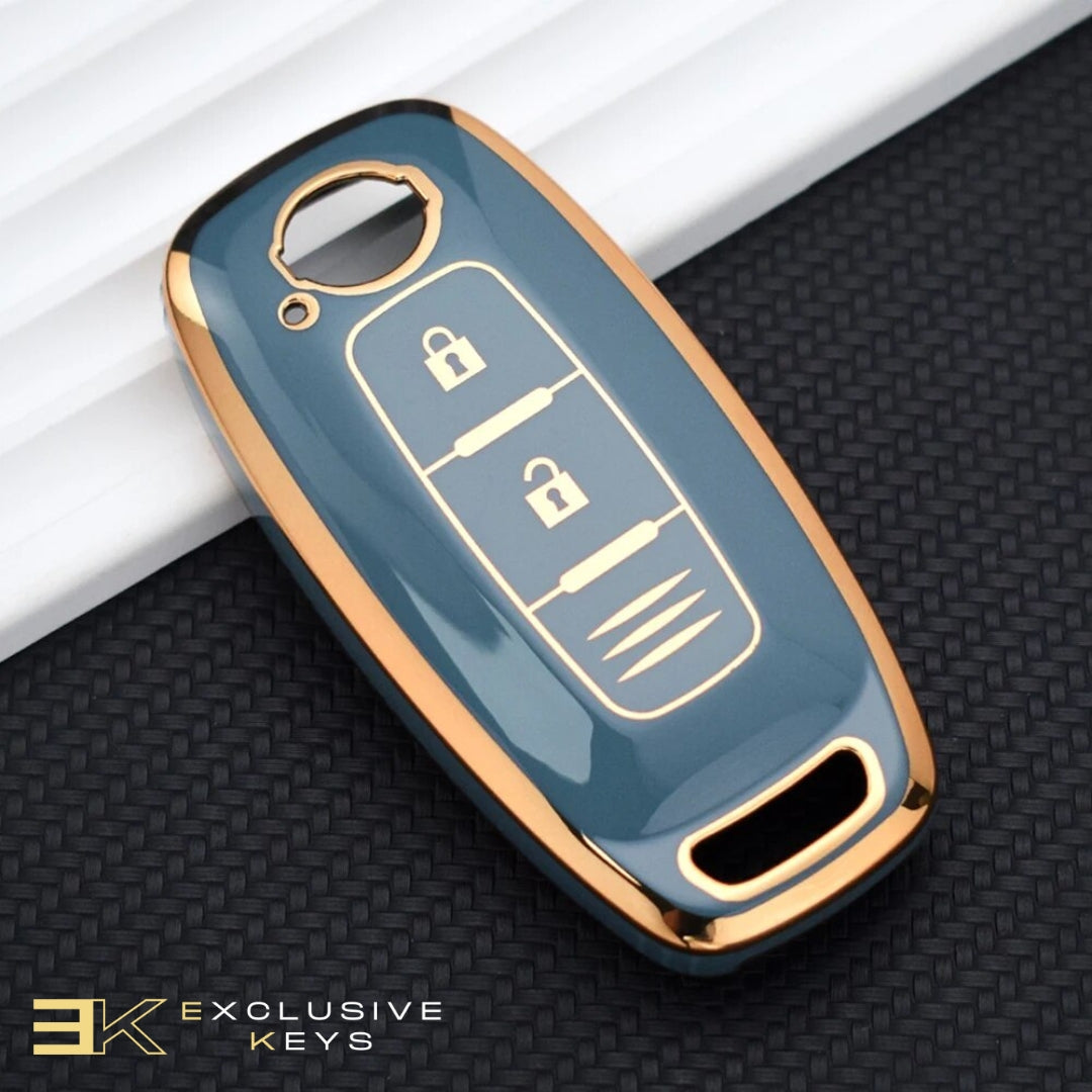 Funda para Nissan (2023-2024) X-trail, T33, Qashqai, J12, Teana, Altima, Ariya, Murano (botón de bloqueo)