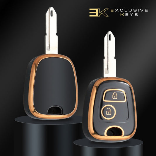 Funda para Peugeot 106, 107, 206, 207, 306, 307, 406, 407 (2 botones)
