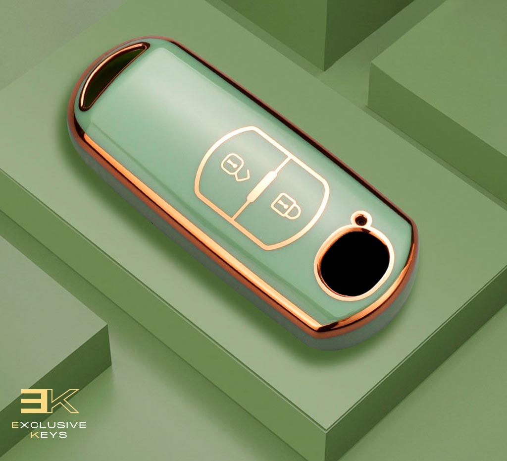 Funda para Mazda 2, 3, 5, 6, BL, BM, GJ, Atenza, Axela, Demio, CX-3, CX3, CX-5, CX5, CX7, CX-9, CX8 (2 Botones)