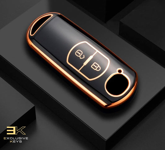 Funda para Mazda 2, 3, 5, 6, BL, BM, GJ, Atenza, Axela, Demio, CX-3, CX3, CX-5, CX5, CX7, CX-9, CX8 (2 Botones)