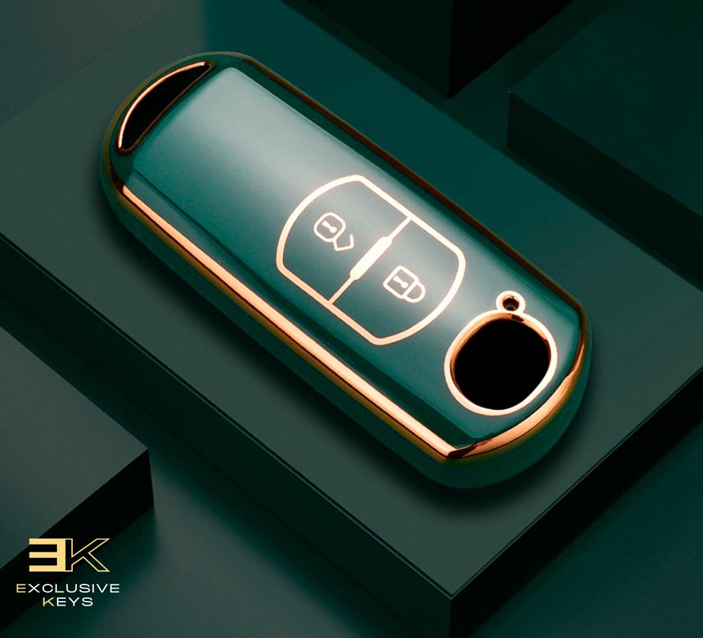 Funda para Mazda 2, 3, 5, 6, BL, BM, GJ, Atenza, Axela, Demio, CX-3, CX3, CX-5, CX5, CX7, CX-9, CX8 (2 Botones)