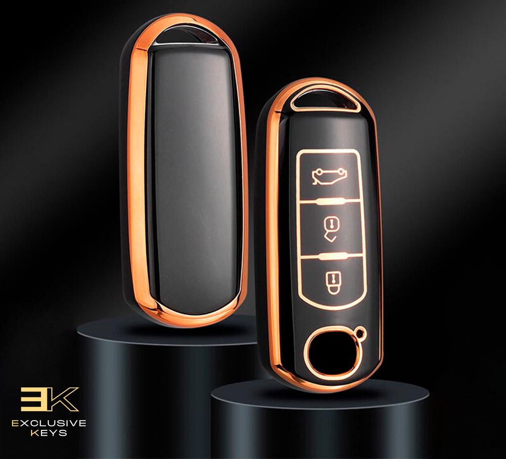 Funda para Mazda 2, 3, 5, 6, BL, BM, GJ, Atenza, Axela, Demio, CX-3, CX3, CX-5, CX5, CX7, CX-9, CX8 (3 Botones)