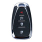 Funda para Chevrolet Chevy, Camaro, Cruze, Malibu, Sonic, Volt, Tracker, Spark, Bolt y Trax (4 Botones)