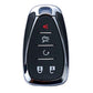 Funda para Chevrolet Chevy, Camaro, Cruze, Malibu, Sonic, Volt, Tracker, Spark, Bolt y Trax (5 Botones)