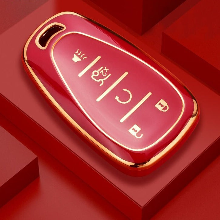 Funda para Chevrolet Chevy, Camaro, Cruze, Malibu, Sonic, Volt, Tracker, Spark, Bolt y Trax (5 Botones)