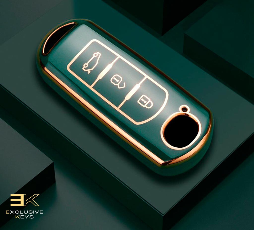 Funda para Mazda 2, 3, 5, 6, BL, BM, GJ, Atenza, Axela, Demio, CX-3, CX3, CX-5, CX5, CX7, CX-9, CX8 (3 Botones)