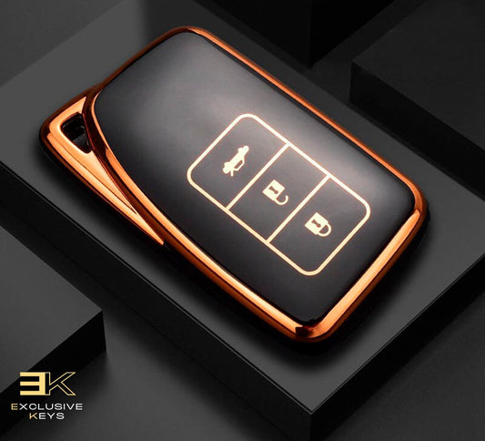 Funda para Lexus NX, GS, RX, IS, ES, GX, LX, RC, 200, 250, 350, LS, 450H, 300H (3 botones)