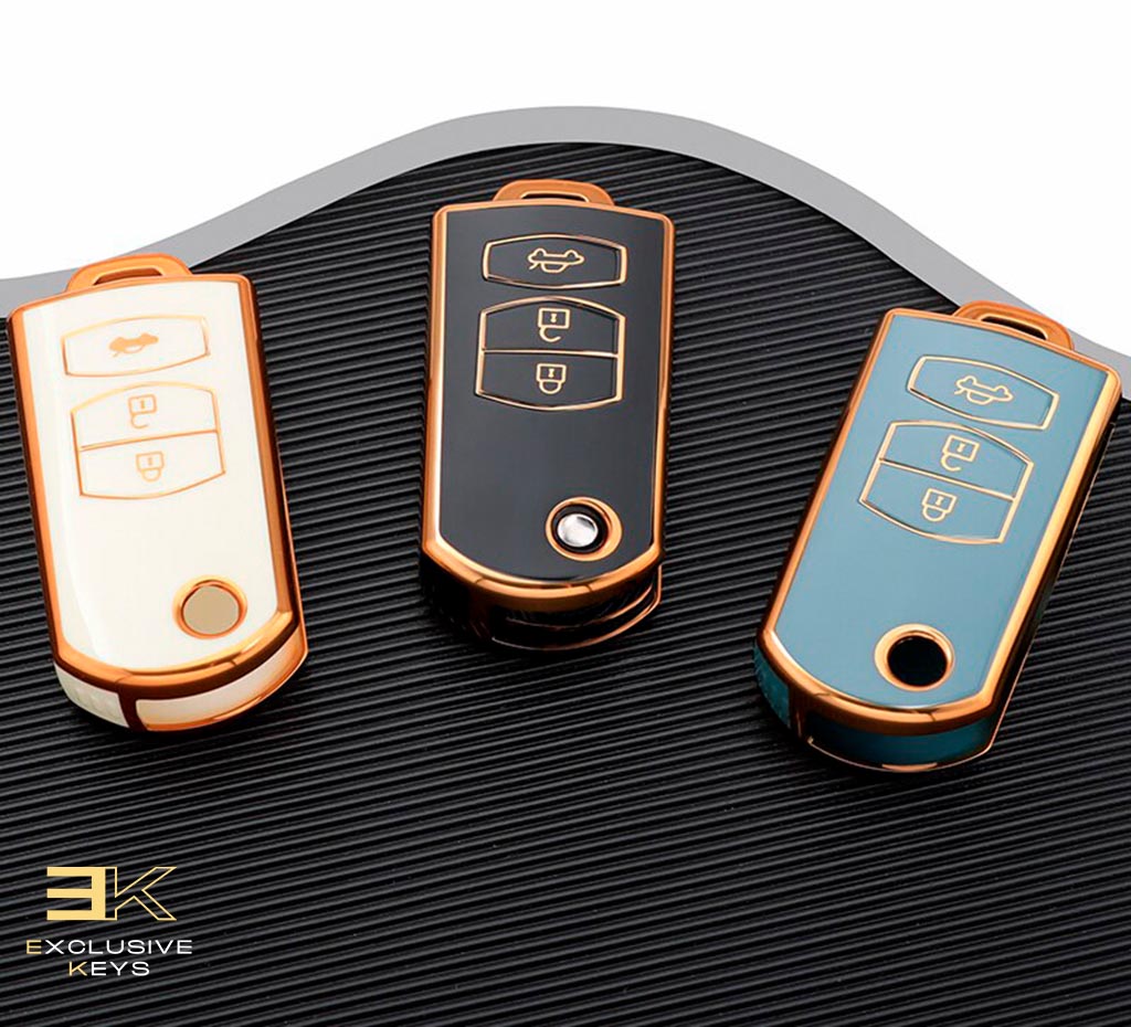 Funda para Mazda 3, 5, 6, Serie M6, RX8 y MX5 (3 Botones)