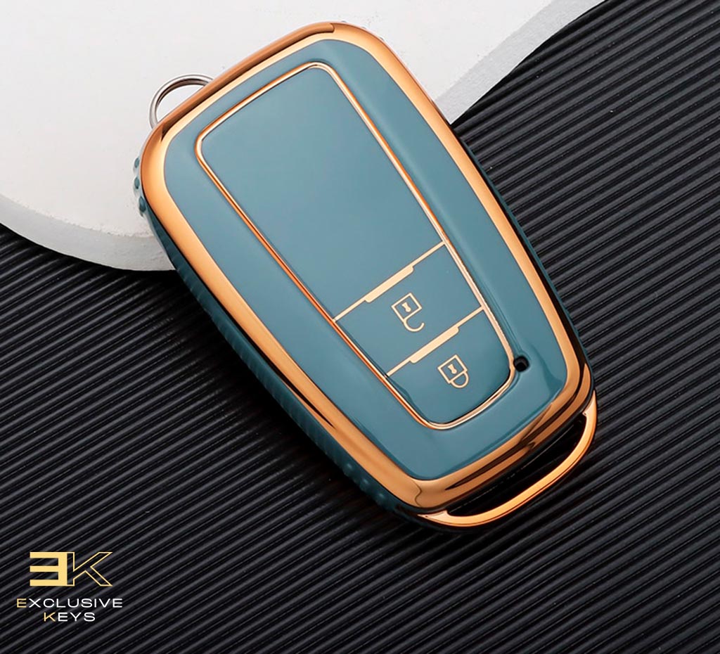 Funda ParaToyota Corolla, Prius, Camry, CHR, C-HR, RAV4, Altis, Land Cruiser, Prado (2 Botones)