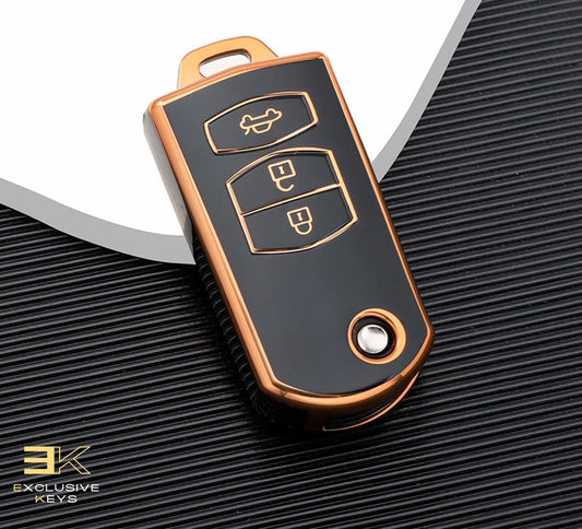 Funda para Mazda 3, 5, 6, Serie M6, RX8 y MX5 (3 Botones)