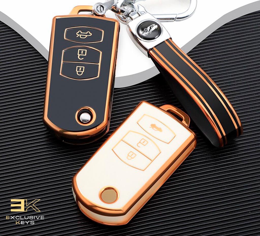 Funda para Mazda 3, 5, 6, Serie M6, RX8 y MX5 (3 Botones)