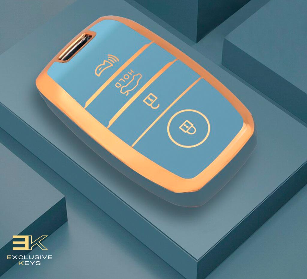 Funda para KIA Sportage, Cerato, Optima, K2, K3, K4, K5, RIO, Picanto, Soul, Sorento, Sedona (4 Botones)
