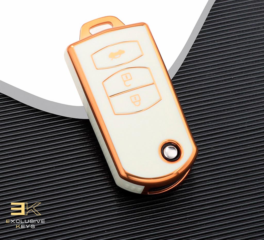 Funda para Mazda 3, 5, 6, Serie M6, RX8 y MX5 (3 Botones)