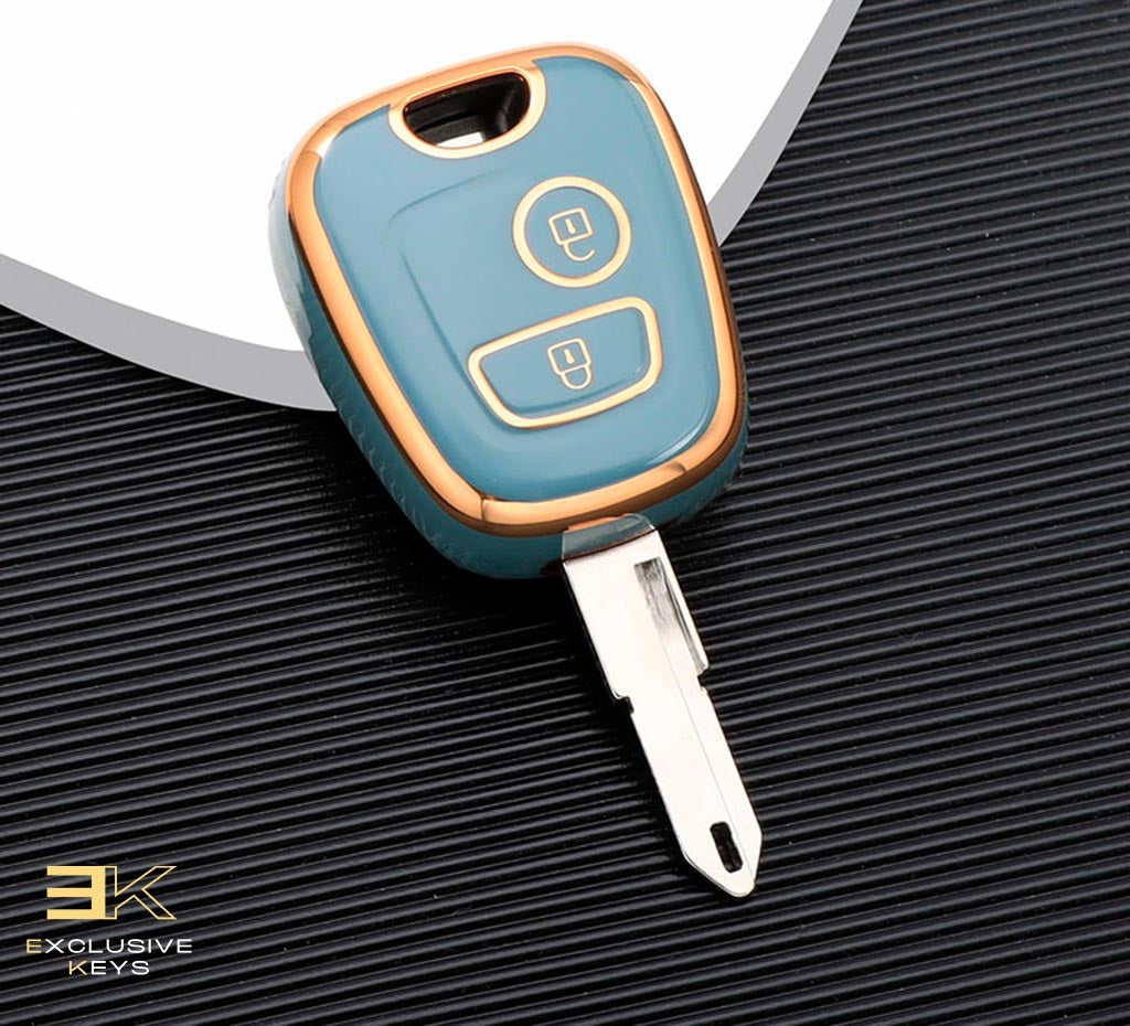 Funda para Peugeot 106, 107, 206, 207, 306, 307, 406, 407 (2 botones)